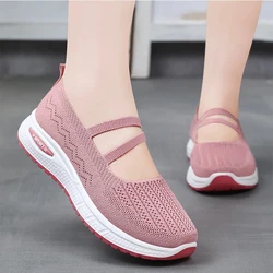 Women's Shoes 2024 Summer New Comfort Casual Shoes Fashion Soft Sole Breathable Hollow Out Flat Shoes for Women Zapatos De Mujer