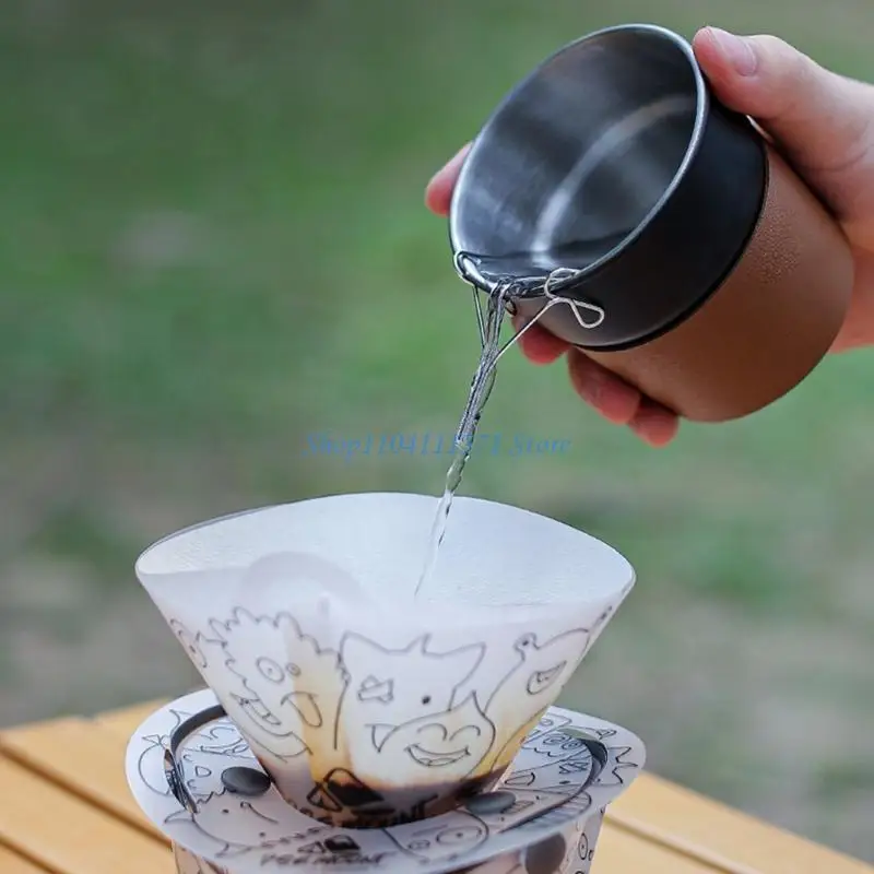 P9FC Stainless Steel Hiking Backpacking Travel Coffee Spout Control Fitting Directs