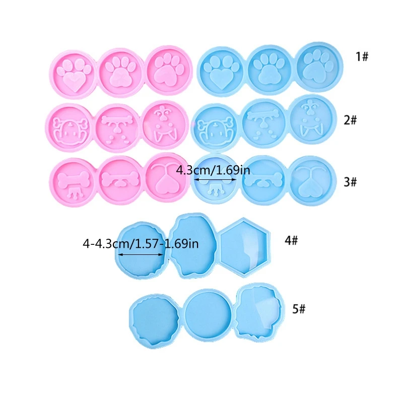 E0Be Phone Grip Stampo Resina epossidica sul stampo superiore 15 cavità silicone irregolare supporto rotondo supporto per