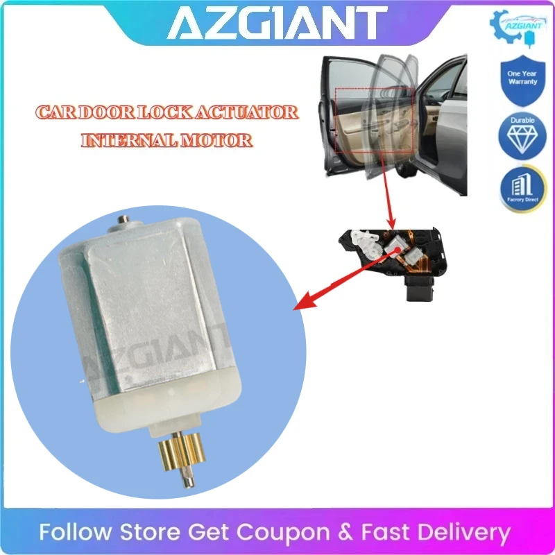 

AZGIANT Car Centre Door Lock Motor Quiet Operation Replacement For 2003-2010 Citroën C2 MK1 Car Interior Accessories