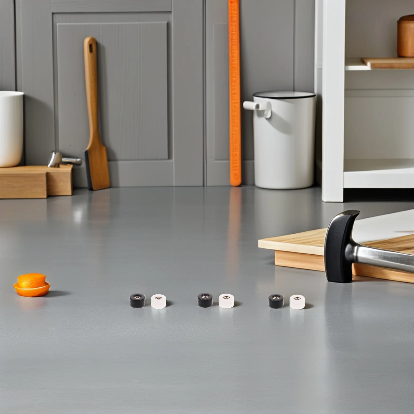 Ruote in metallo da 8 pezzi con cuscinetti per skateboard con le dita, flusso migliorato e precisione, potenziatore delle abilità creative per principianti