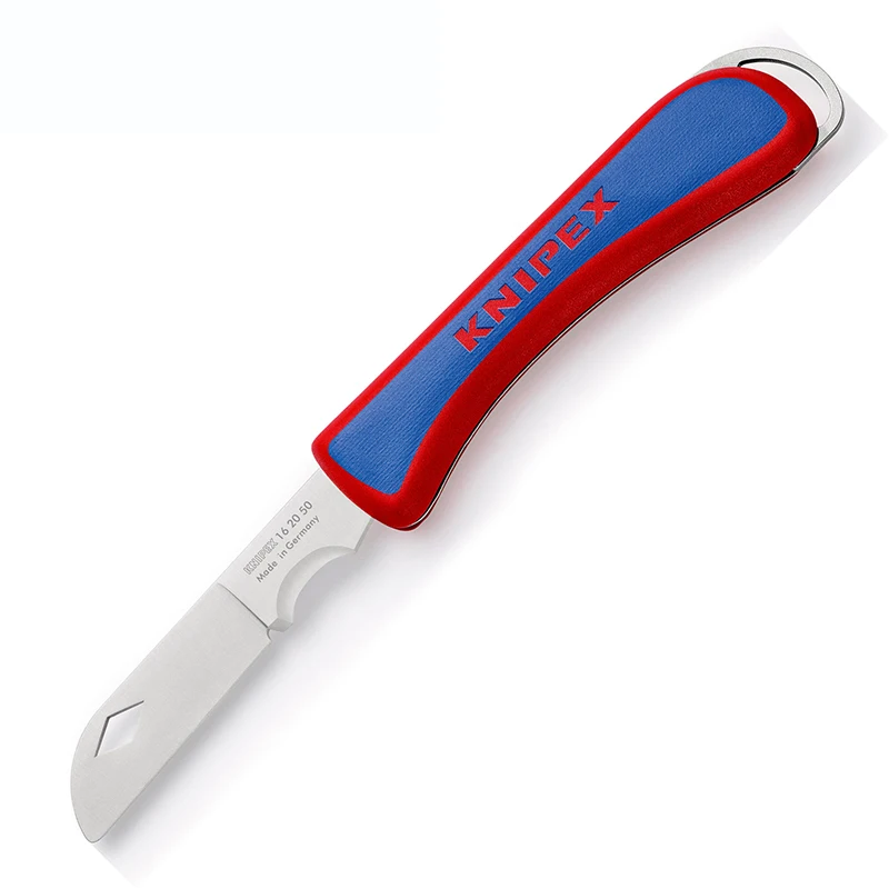 KNIPEX 16 20 50 SB Folding Knife 120mm Length Durable Universal Folding Cutter