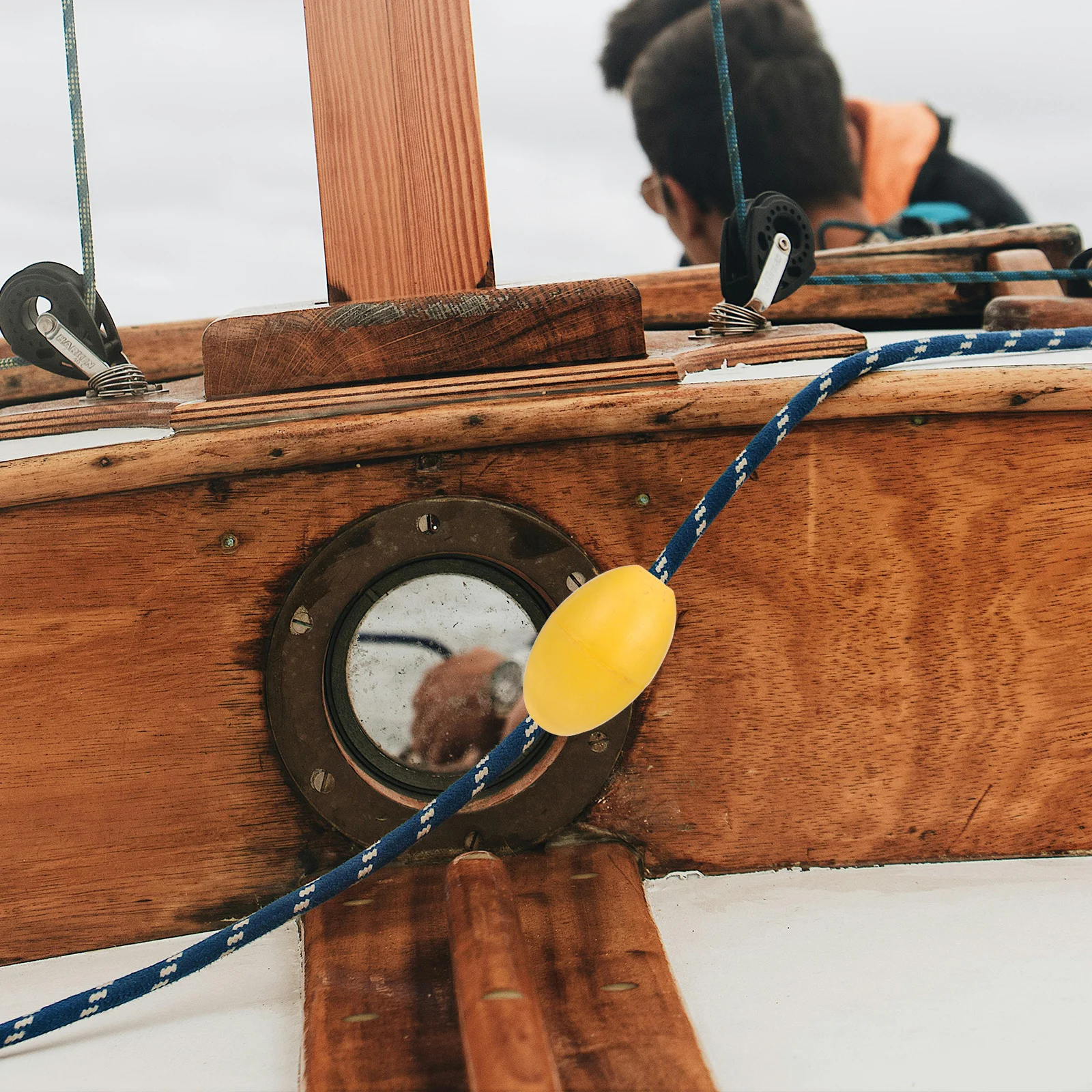 

Oval Water Floats for Kayak Yacht Boat Anchoring Floating Ball Rope Buoy Set Reliable Marine Buoy Float Fishing Marker