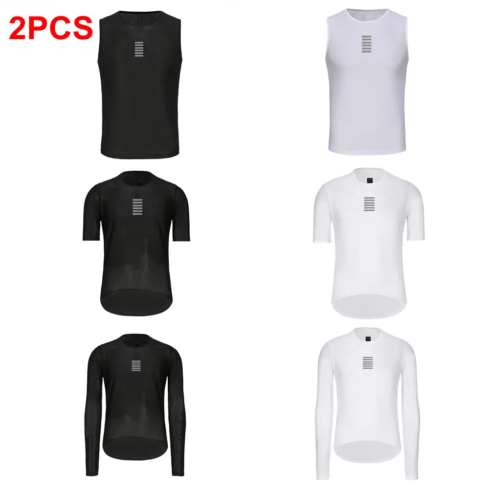 Rsantce 2024 camada base de ciclismo manga longa bicicleta esportes camisa roupa interior corrida camisa camisa undershirt