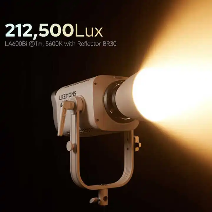 

LA600BI 600 Вт двухцветный светодиодный COB-видеосвет поддерживает несколько режимов-фотографическое освещение