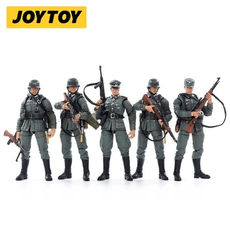 JOYTOY 1/18 3.75 figurine d'action de la seconde guerre mondiale, infanterie et officier soviétique, Wehrmacht allemande, modèle militaire en stock, cadeau