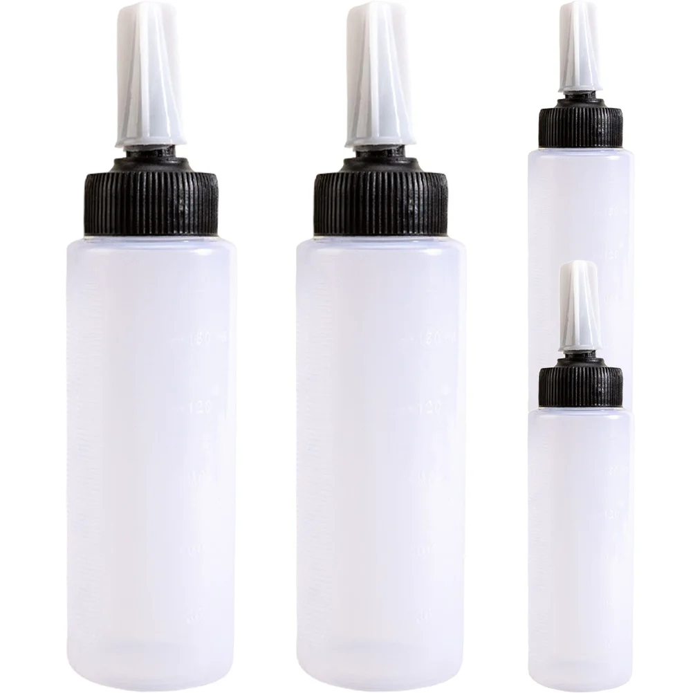 4Pcs Hair Wash Bottles for Salon Hair Color Application Refillable Squeeze Bottles Perfect for Hairdressing Labs Tattoo - Image 6