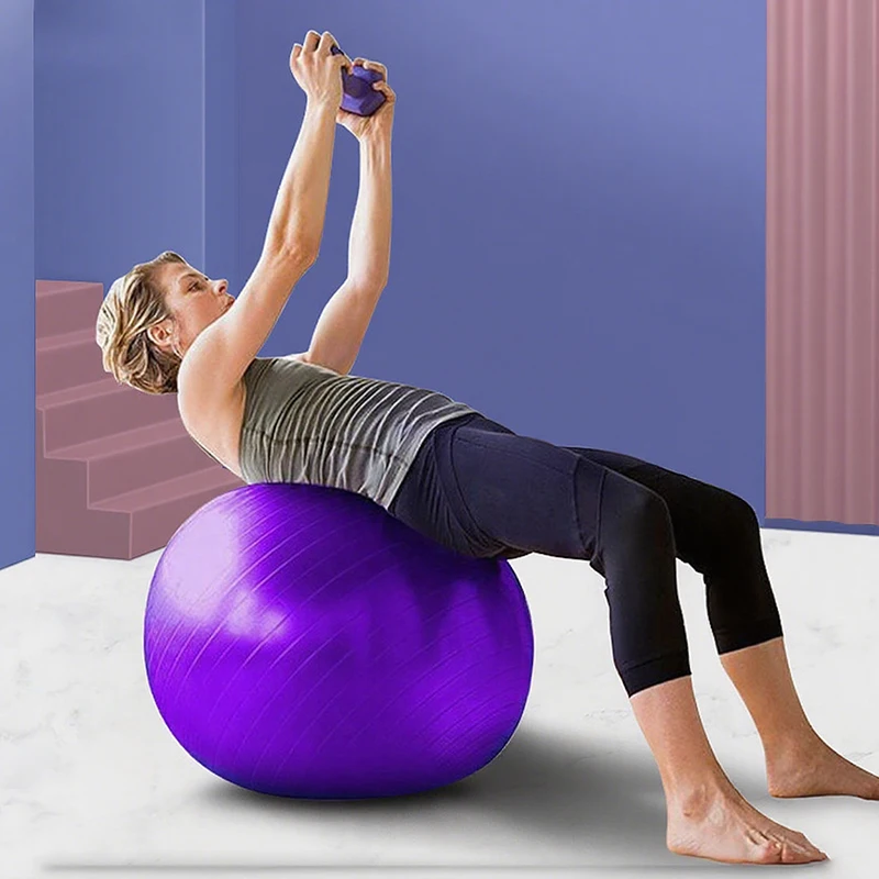 Pelotas deportivas de Yoga, pelota para hacer ejercicio y Pilates, gimnasio, ejercicio de equilibrio, entrenamiento de Pilates, entrenamiento en casa, masaje, pelota a prueba de explosiones de 45/75cm