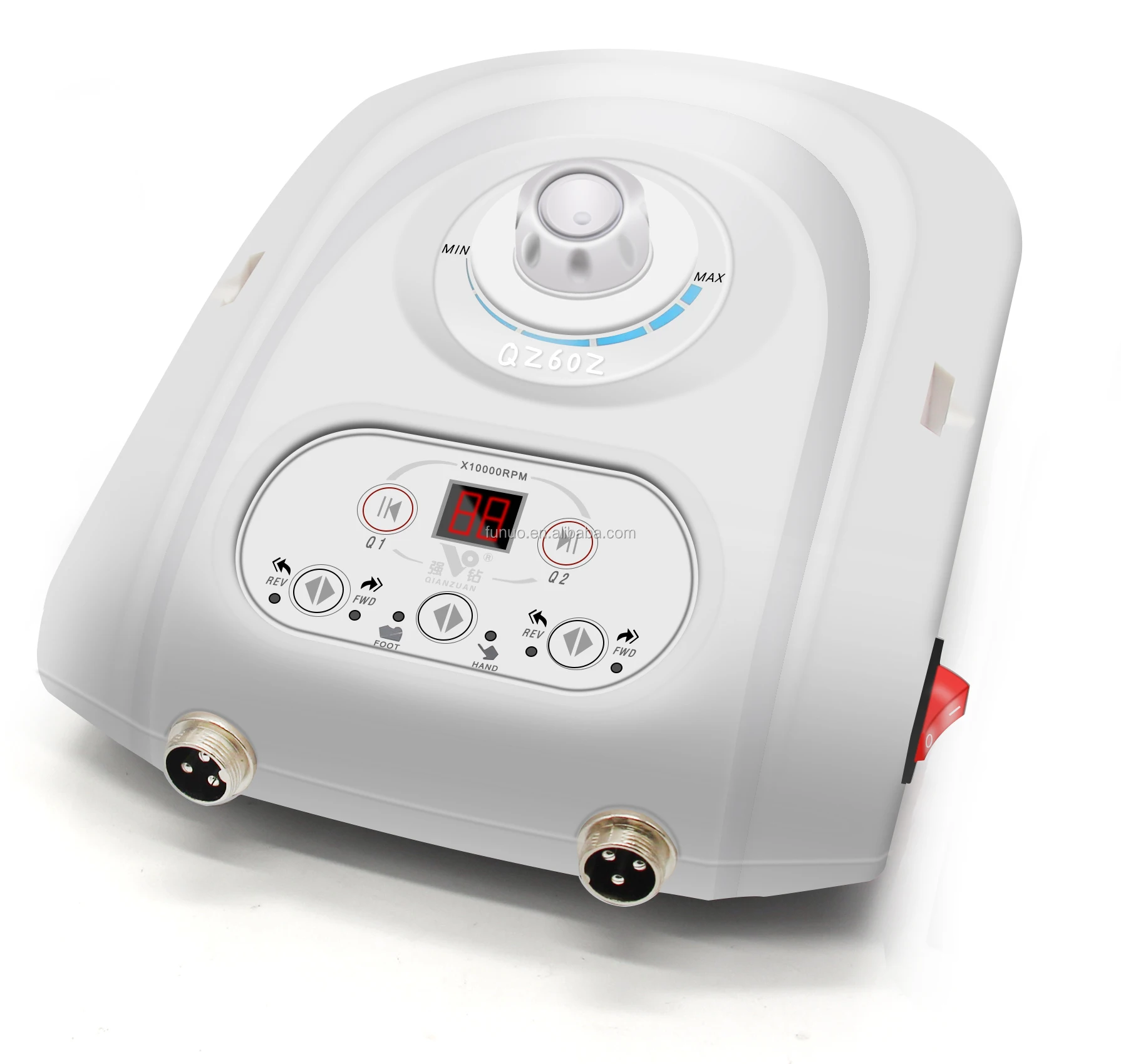 2026 Hoge Duurzaamheid Micromotor Borstelloze Sieraden QZ60Z 107 Dual-lock FN207C Handstuk Sieraden Grinder Polijstmachine