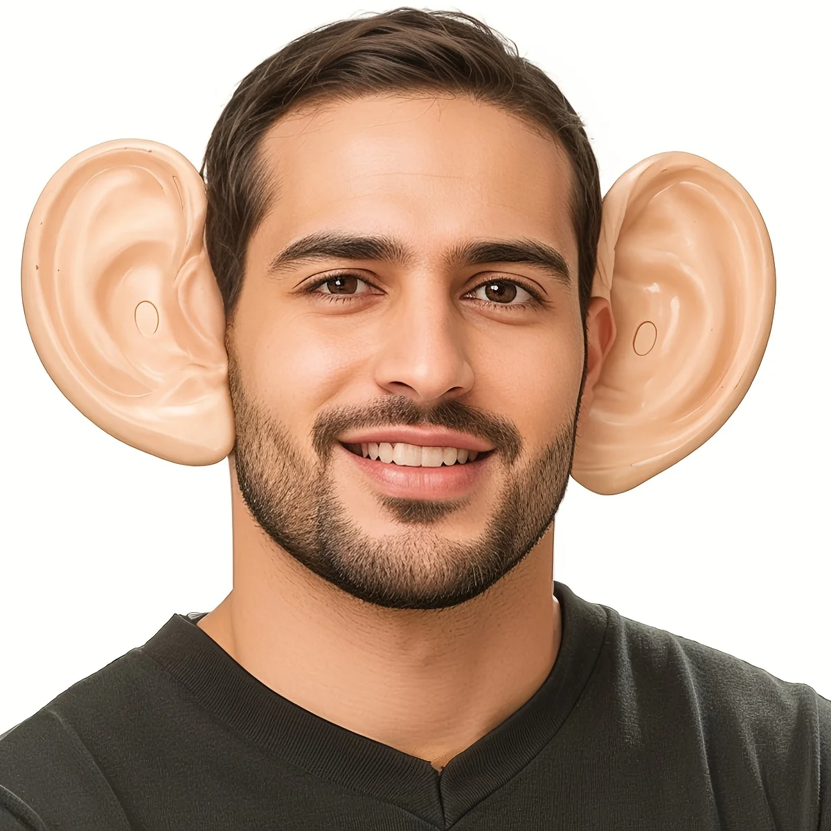 Halloween Carnival 1Pc Oversized Funny Giant Ear Hair Clip, Realistic Novelty Headwear for Masquerade Easter Valentine Christmas