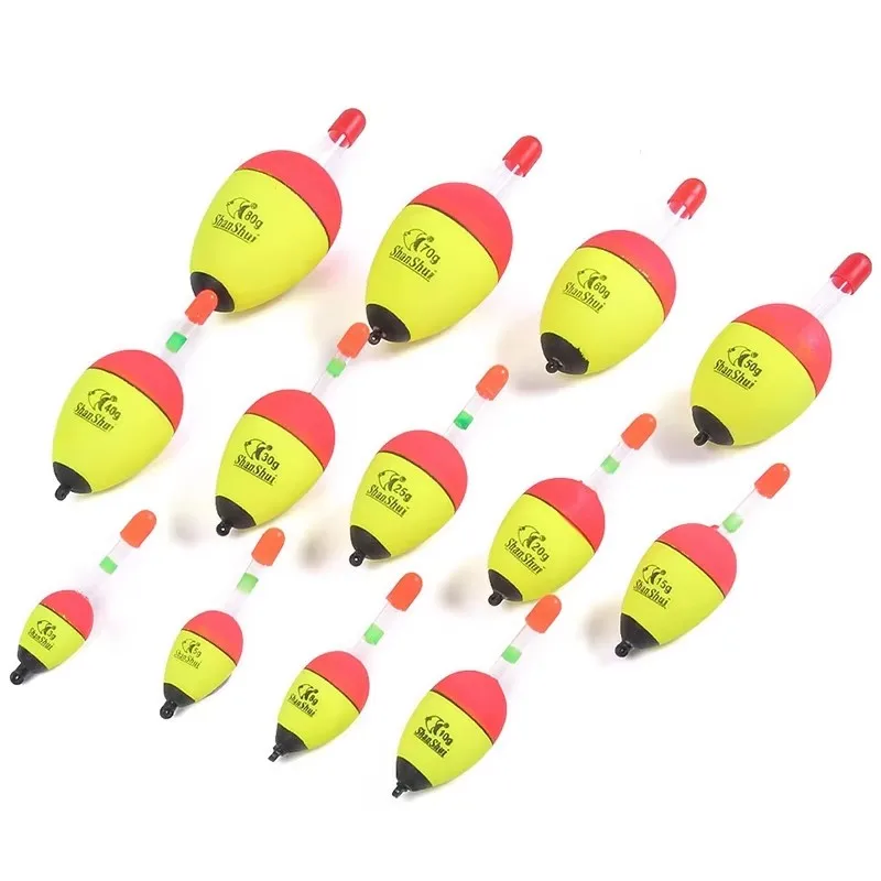 1-4pcs Offshore Fishing Hollow Buoy  Glow Stick-Compatible Fishing Float With High Visibility In Rough Waves