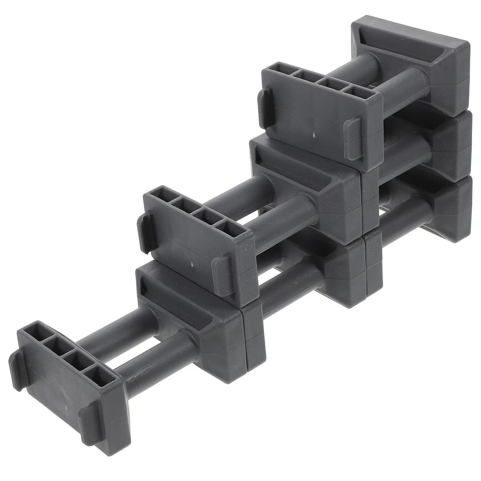 

6Pcs Railway Bridge Pier Simulation Stackable Train Track Support for Playroom Backyard Lawn Garden Model Railway Scenery