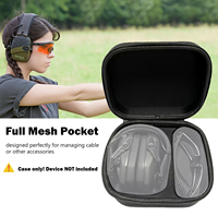 NEW Caseling Earmuff &Glasses Case Fits Honeywell Impact Sport Sound Amplification Electronic Shooting Earmuff&Eyewear Glasses