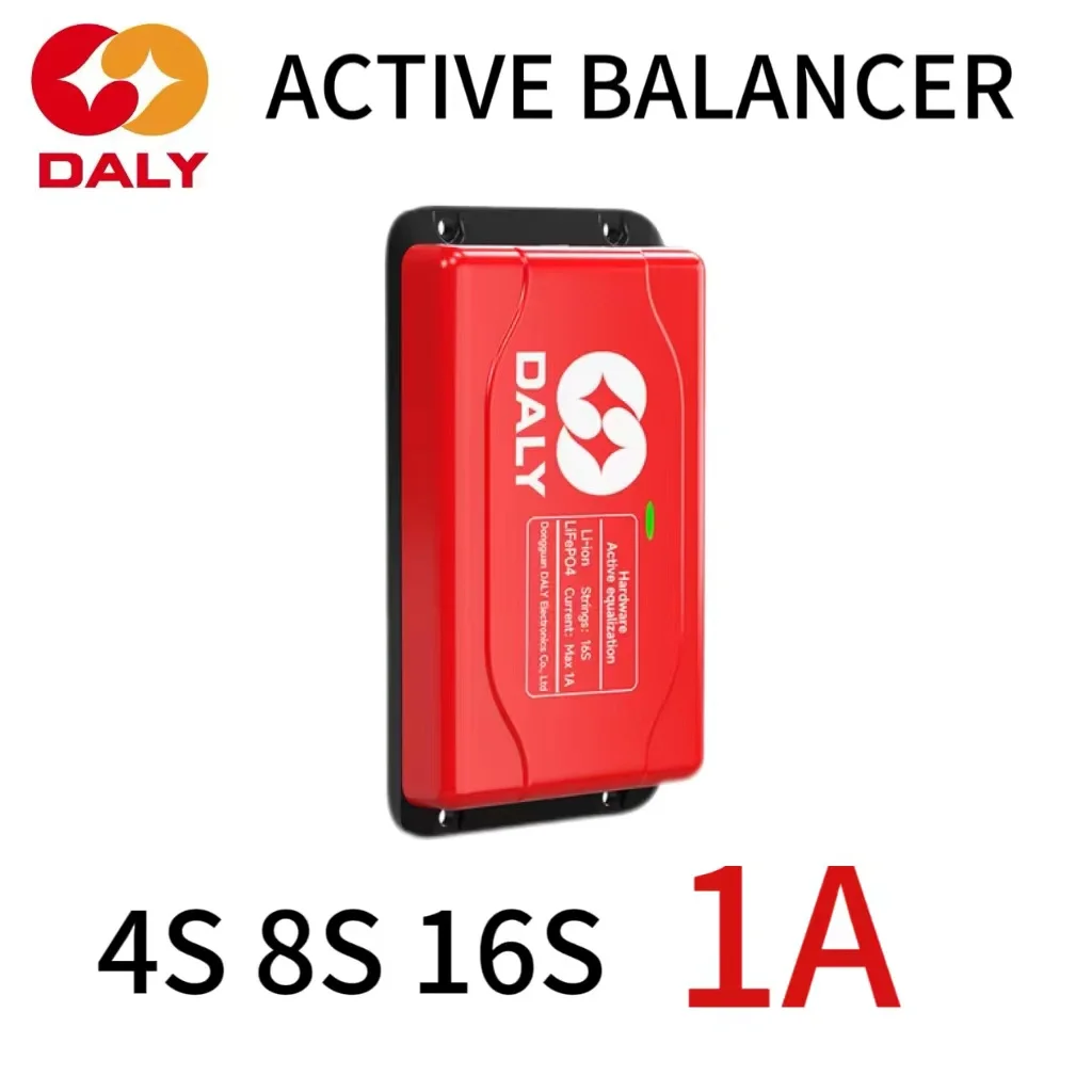 

DALY BMS 1A Hardware Active Balance 4S 8S 13S 16S 12V 24V 48V 60V WIth Bluetooth For Lifepo4 Li-ion Battery 18650 21700 Ebike EV