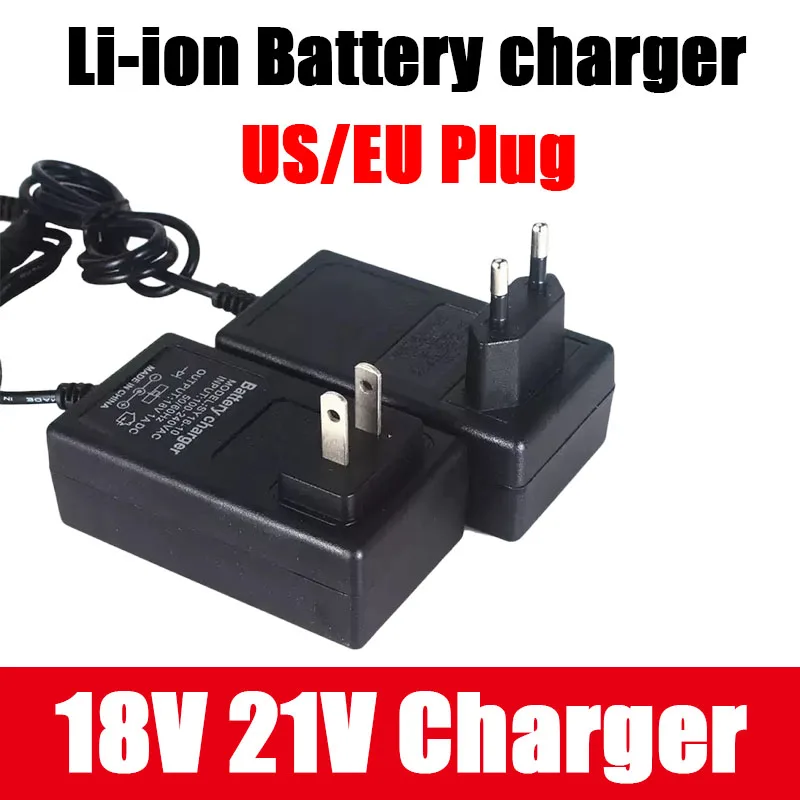

21 В 25 В 24 В 16,8 В 12,6 В 1A 2A Универсальное зарядное устройство Адаптер питания постоянного тока Литиевая дрель Зарядное устройство Электрический ключ Отвертка Зарядное устройство