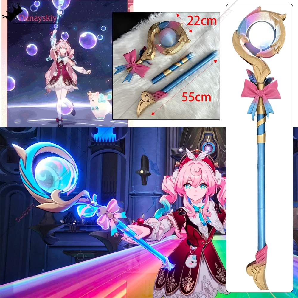 

Honkai Star Rail Hyacine Cosplay Staff Weapon Prop Role-playing 100CM Handheld Staff Weapon Prop Halloween Party Props Accessory