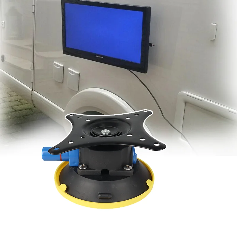 

4.7 Inch Heavy Duty Suction Cup TV Mount Bracket For Caravan Motorhomes Camper Wall Mounting FOR 14-27'' LCD TV VESA 50/75/100mm
