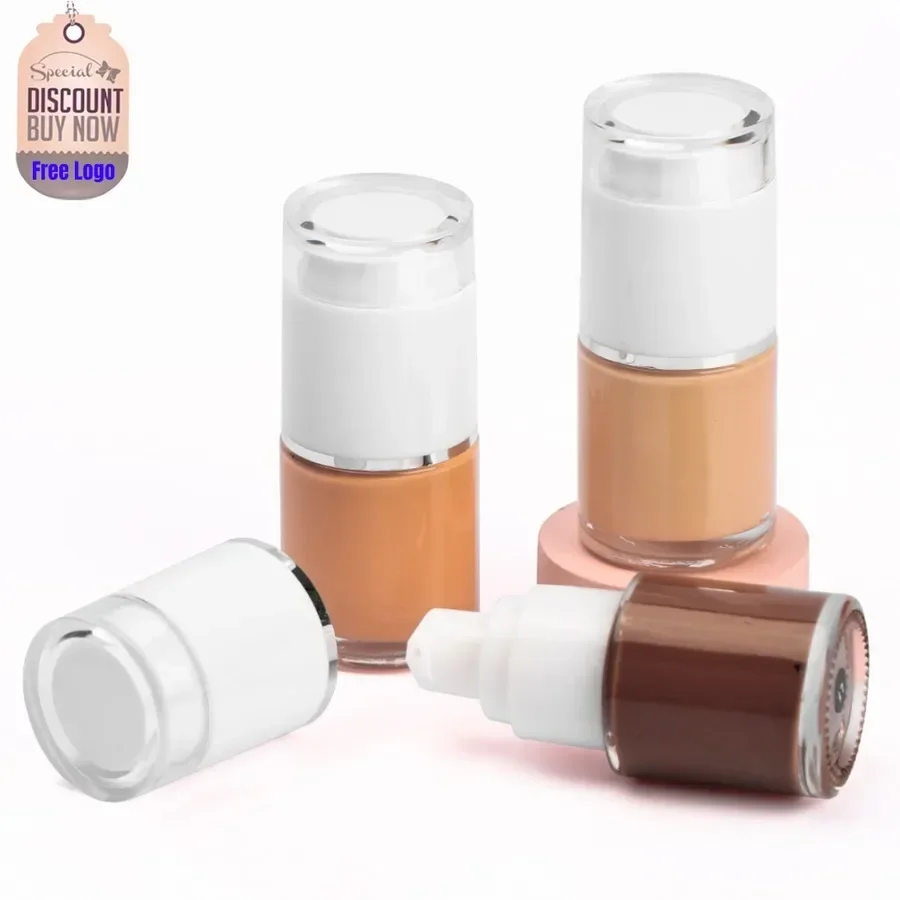 

Vegan Hydrating Foundation Cream Private Label Full Coverage Liquid Foundation Makeup Wholesale Custom Logo