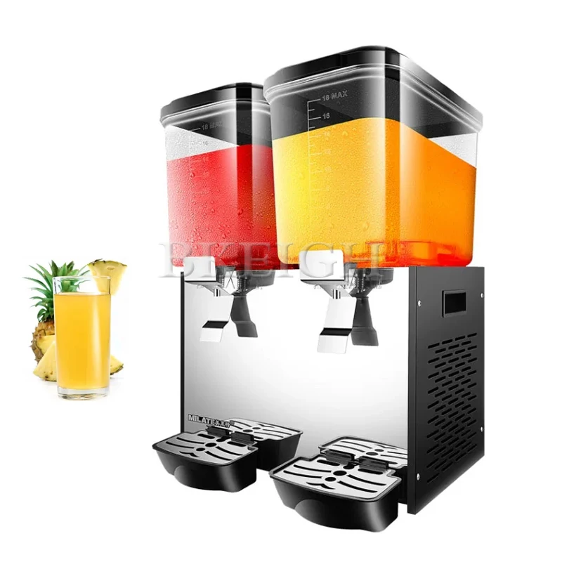 High Quality Fruit Juice Refrigeration Machine, Dual Cylinder Large Capacity Cold Beverage Making Machine