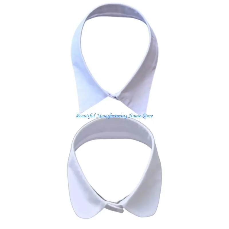 e56a-desmontable-camisa-cuello-munequeras-profesional-lugar-trabajo-esencial-2pc