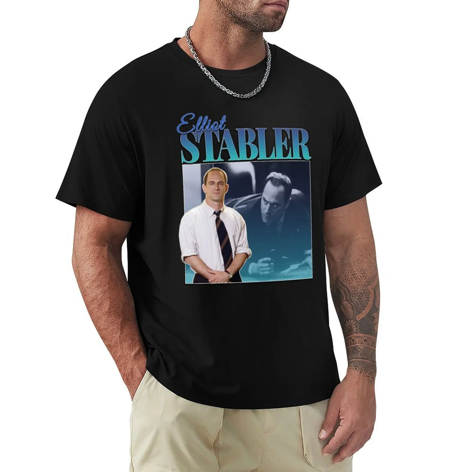 

Elliot Stabler T-Shirt Soft Durable Cotton T-Shirt
