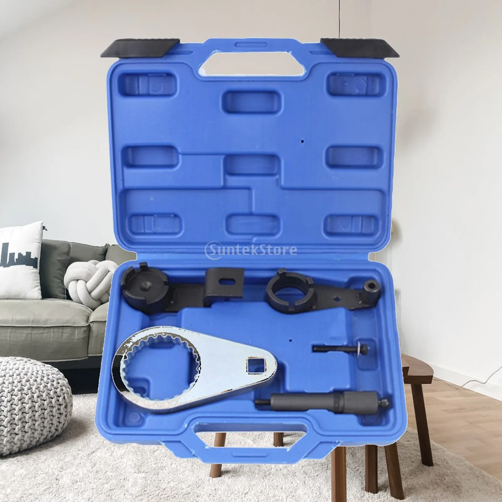 

Heavy Duty Camshaft Timing Locking Tool Metal Engine Maintenance Tool Set Vehicle Workshop Kit for Mechanics