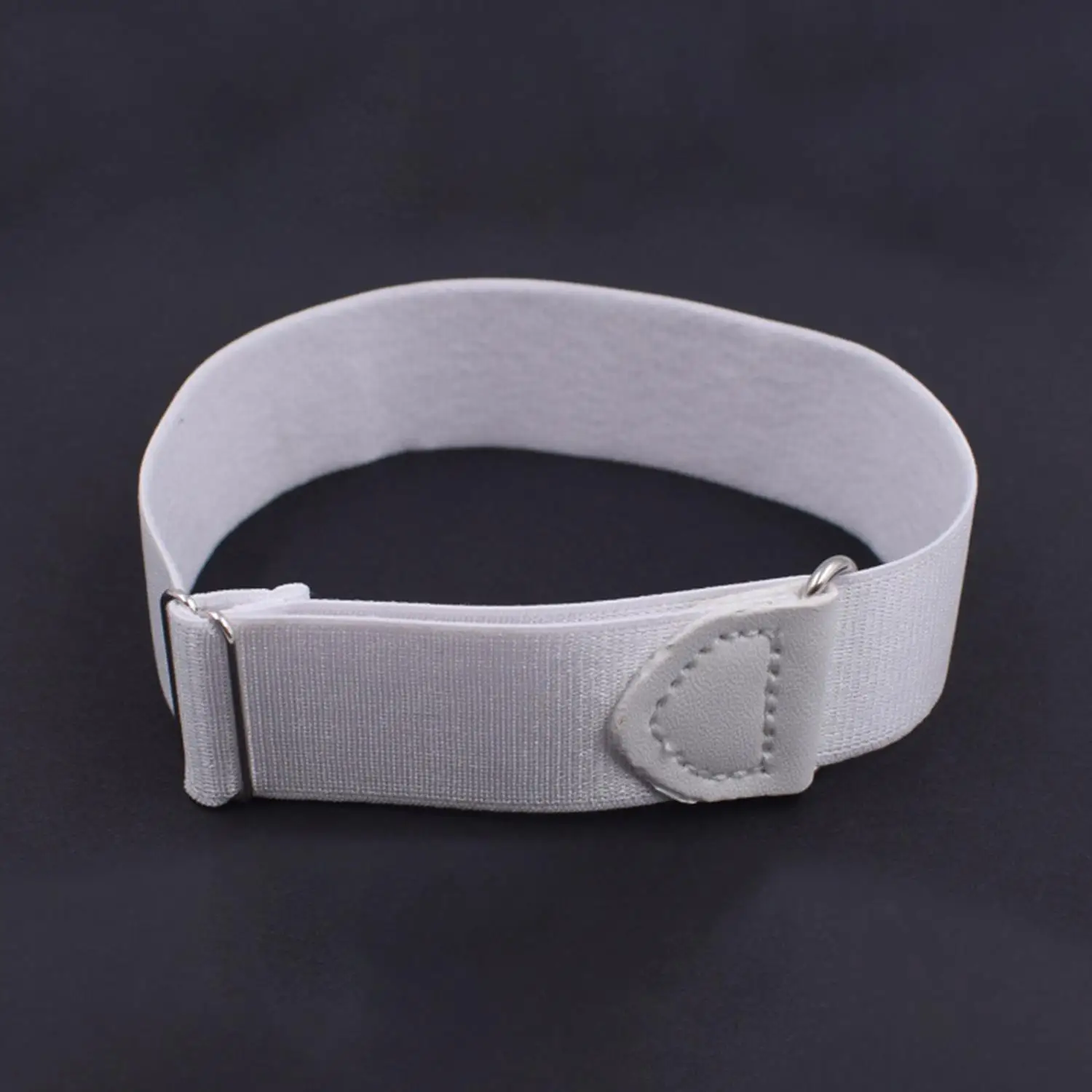 1 Pasang Penahan Lengan Elastis untuk Pria dan Wanita, Penahan Lengan Kemeja, Fashionable, Dapat Disesuaikan, Anti-Selip, Manset Lengan