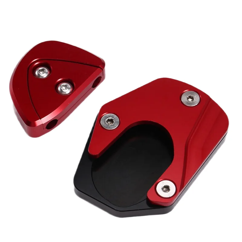 ABQB-Motorcycle Side Stand Doot Kickstand Auxiliary Foot Pedal Support Plate For SYM ADXTG400 ADXTG 400 2024 2025
