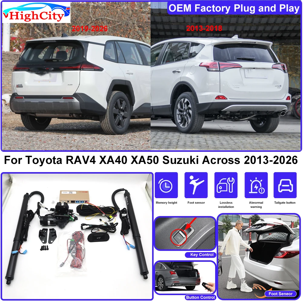 Highcity for Toyota RAV4 XA40 XA50 Suzuki Across OEM Lifting Kit Trunk Electric Tail Gate Lift Powered Tailgate Liftgate Smart
