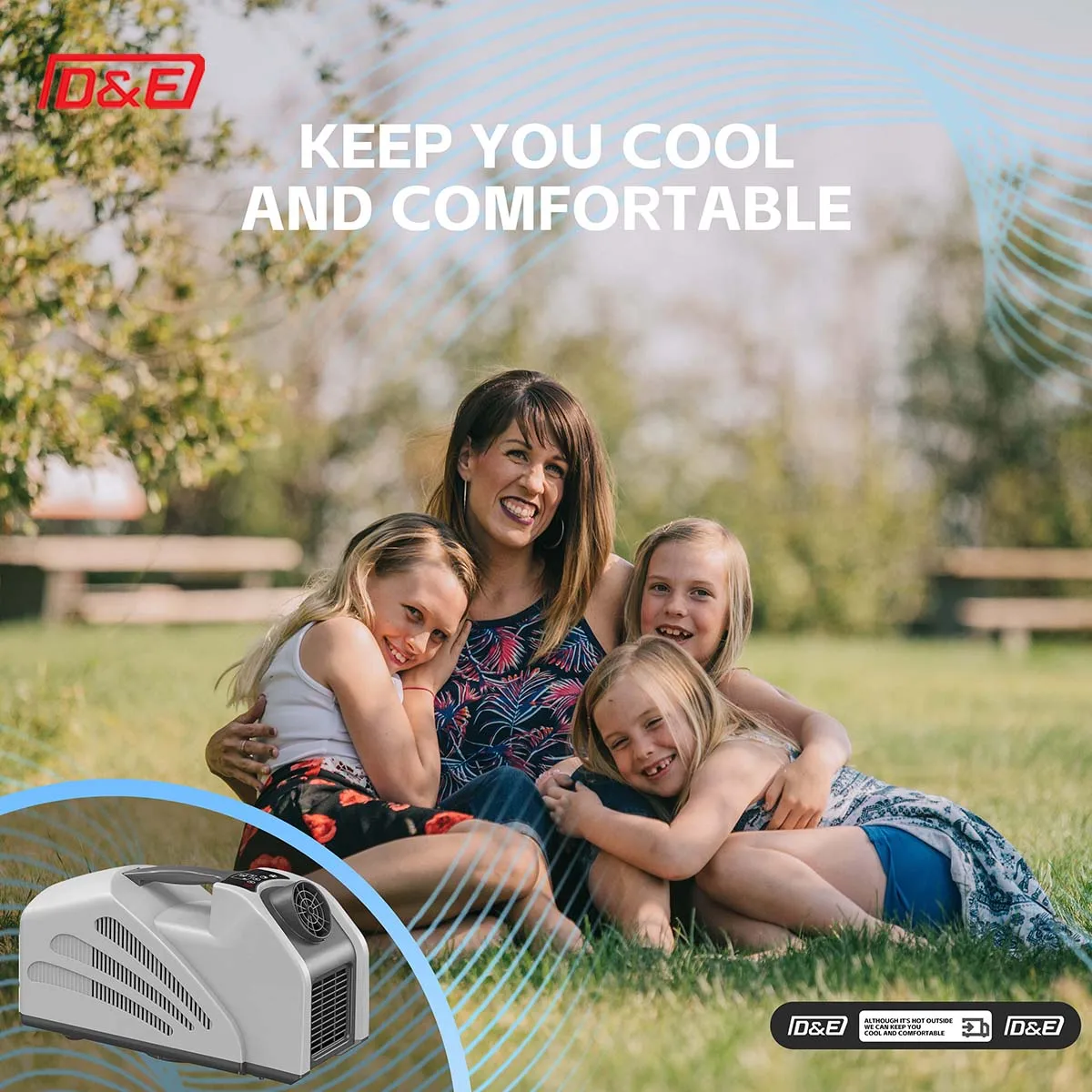 مكيف هواء صغير محمول تيار مستمر 24 فولت AC100-240V للسيارات والتخييم والمنزل RV داخلي #3