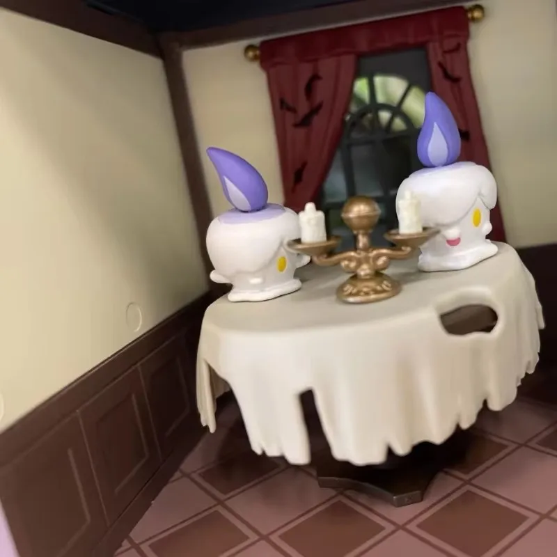 Re-Ment Pokemon Midnight Mystery House 2 Scena in miniatura Modello d'azione da collezione Scatola cieca Regalo a sorpresa in magazzino