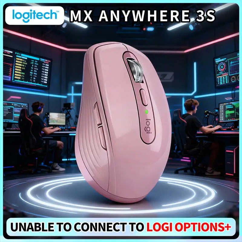 Premium MX Anywhere 3S - 8000 DPI, USB-C Fast Charge, Anti-Slip, Ideal for Tea House & Order Tracking