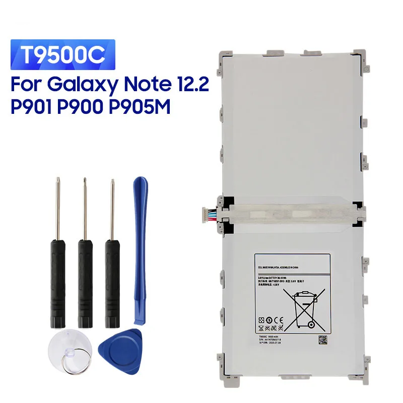 New Tablet Battery T9500E T9500C For Samsung Galaxy Note 12.2 P900 SM-T900 SM-P900 P901 P905 T9500U T9500K Battery