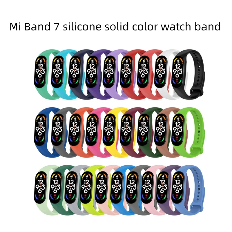 1 stks siliconen slimme horloge polsbandje armband voor Xiaomi horlogeband vervanging veelkleurige TPU horlogeband