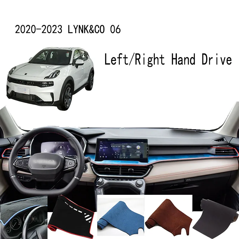 

For 2020-2023 LYNK&CO 06 EM-P Accessories Dashboard Cover Instrument Panel Dash Mat Dashmat Protective Pad