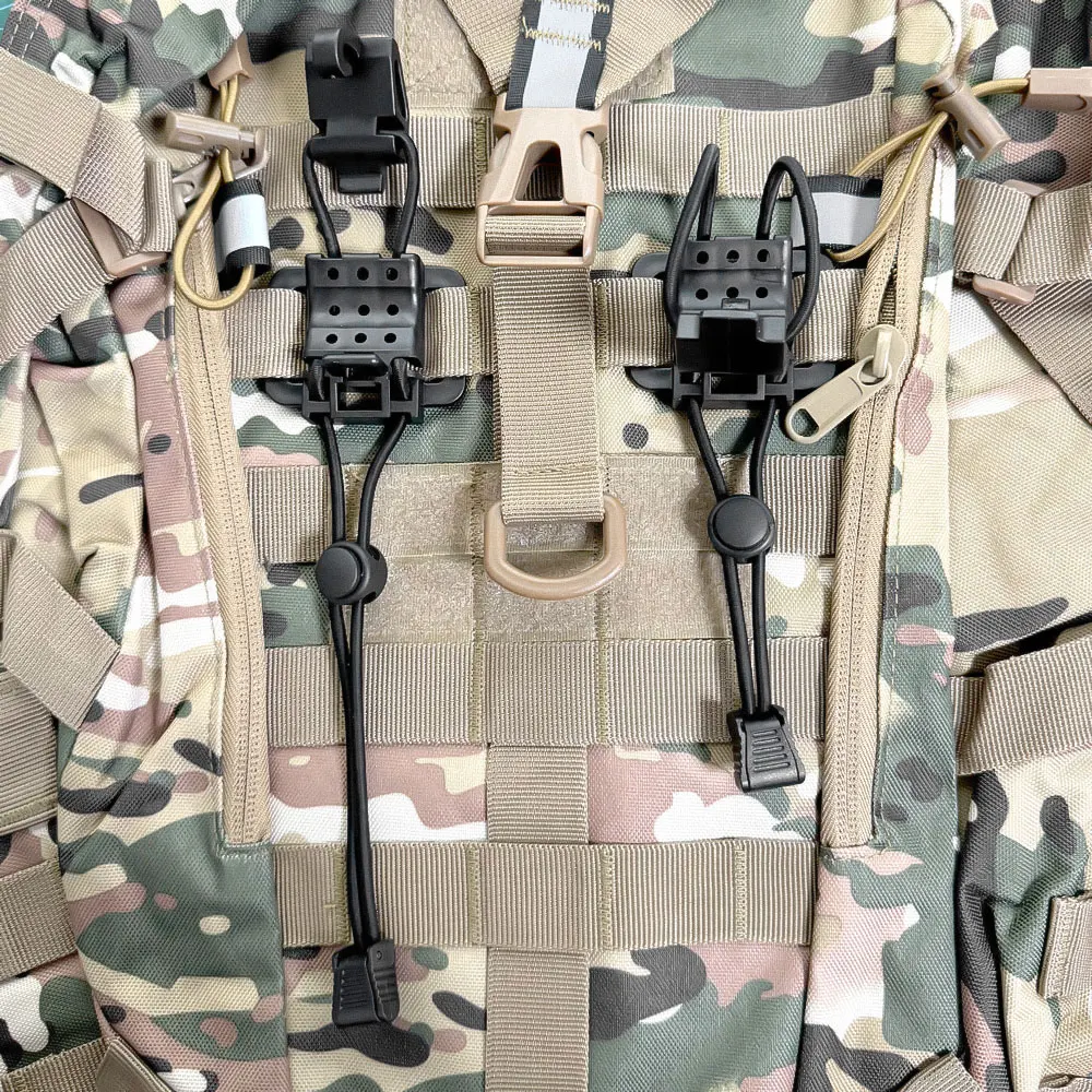 Wheel Clip Molle Hiking Accessories Multifunction Hanging Buckle Shovel Clamp Axe Clamp Bracket Backpack Flashlight Accessories image 5