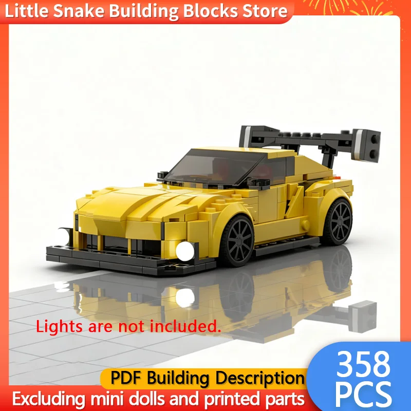 Speed Racing Car Model MOC Building Bricks Mk5 Top Tier Sports Car Modular Technology Children Holiday Gifts Assemble Toys Suit