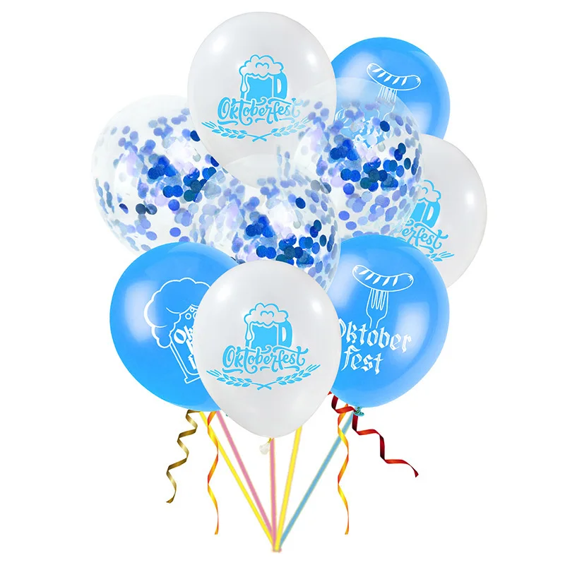 Oktoberfest Munich October Festival Balloon party decoration supplies latex paper balloon set decoration