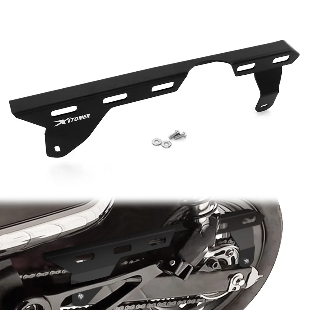 

Motorcycle Chain Guard Cover Fit For Honda DAX125 2022 2023 2024 2025 DAX 125 Black Aluminum Guard Sprocket Protector