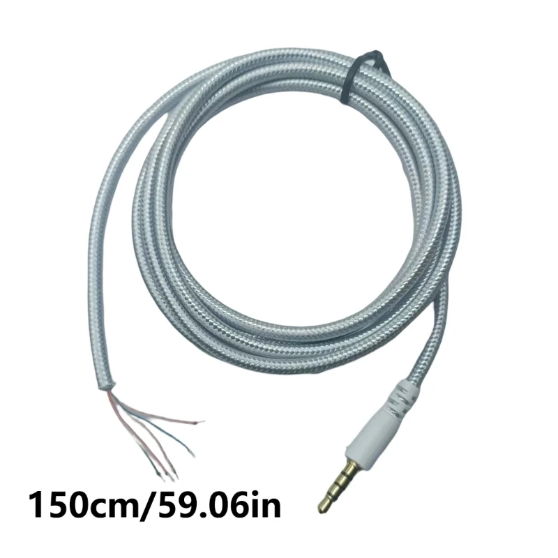 إصلاح إصلاح استبدال كابل الصوت Aux لسماعة الألعاب السلكية Hyper X Cloud II Core Pro Cloudx -Stinger Revolver S