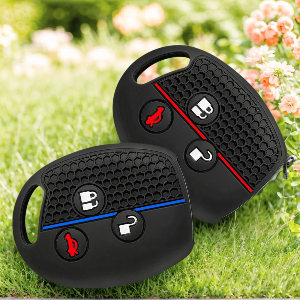 Funda de silicona para llave de coche, funda de silicona a la moda para Ford Mondeo Focus Fusion Fiesta Galaxy Transit 2008 2006 2007