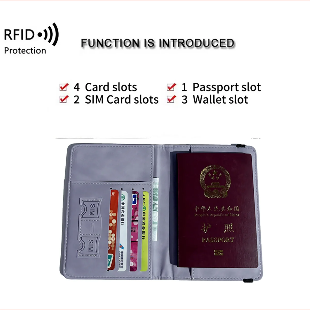Porta passaporto Balena militare per elementi essenziali da viaggio Custodia per passaporto Portafoglio in pelle per accessori da viaggio Porta carte