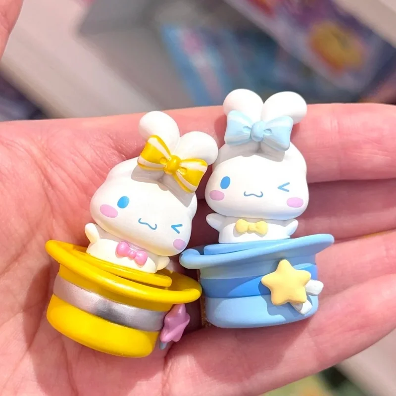 حقيقية سانريو مذهلة ماجيك قبعة سلسلة لطيف الفول أعمى حقيبة العصرية اللعب صندوق أعمى زخرفة صغيرة اليدوية هدية ألعاب الدمى الكرتون