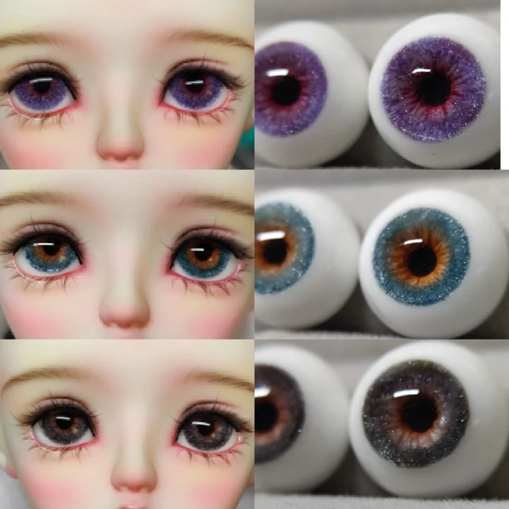 8/10/12/14/16/18mm pop ogen gips oogbol voor 1/8 1/6 1/4 1/3 Bjd pop speelgoed aankleden speelhuis pop accessoires, geen pop