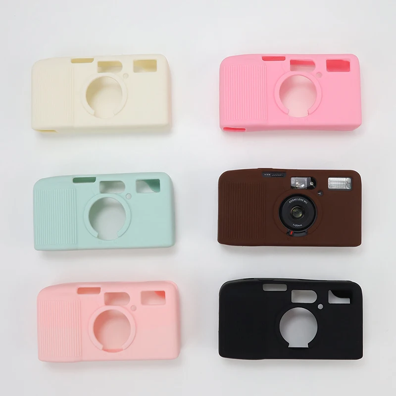 For Kodak A1 Soft Silicone Full Protective Case Non-Slip Shockproof Anti-Scratch Sleeve Macaron Color Camera Accessories