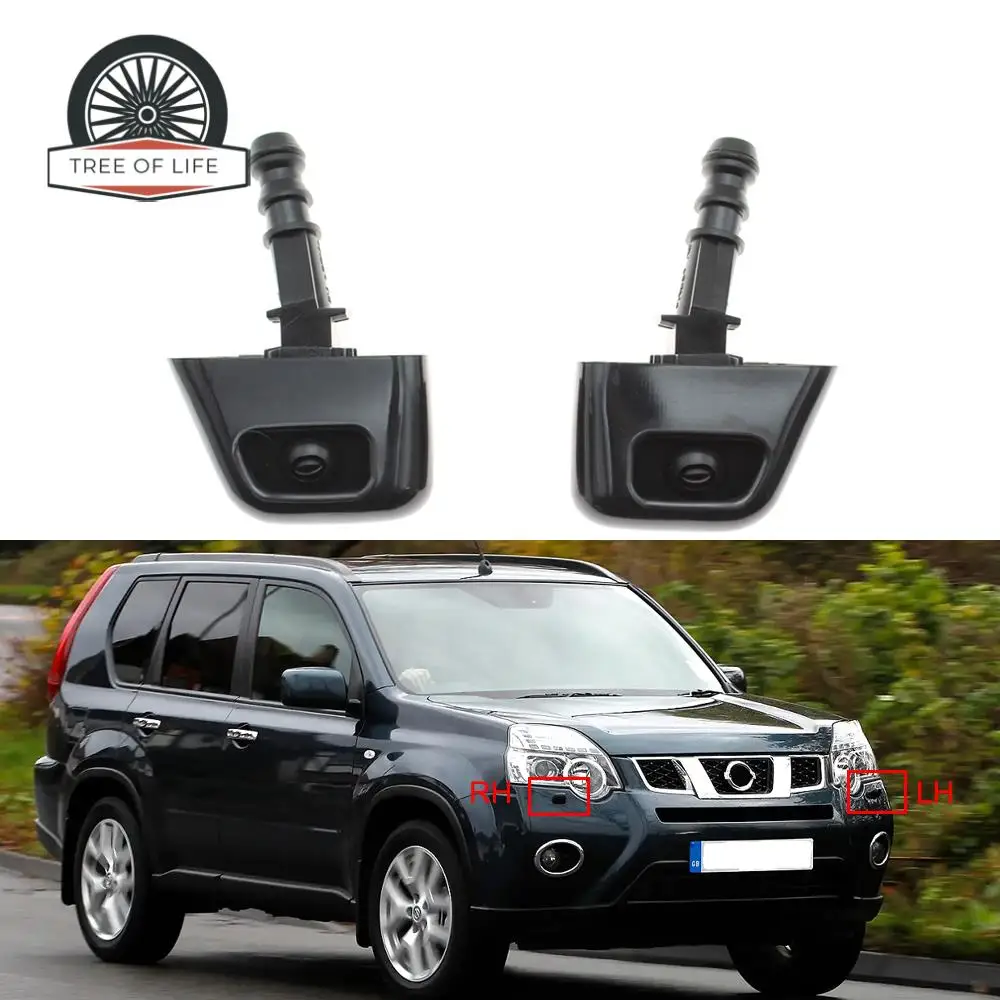 For Nissan X-Trail Xtrail II 2 T31 2008 2009 2010 2011 2012 2013 28641-3UY0A Car accessories Headlight Washer Spray Nozzle