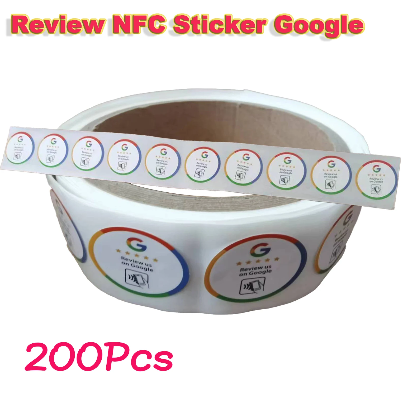 10/50/100 Stück Boost Review NFC-Aufkleber Google Google Review NFC-Aufkleber Erhöhen Sie Ihre Bewertungen Google Tap To Review Cards NFC-Tag