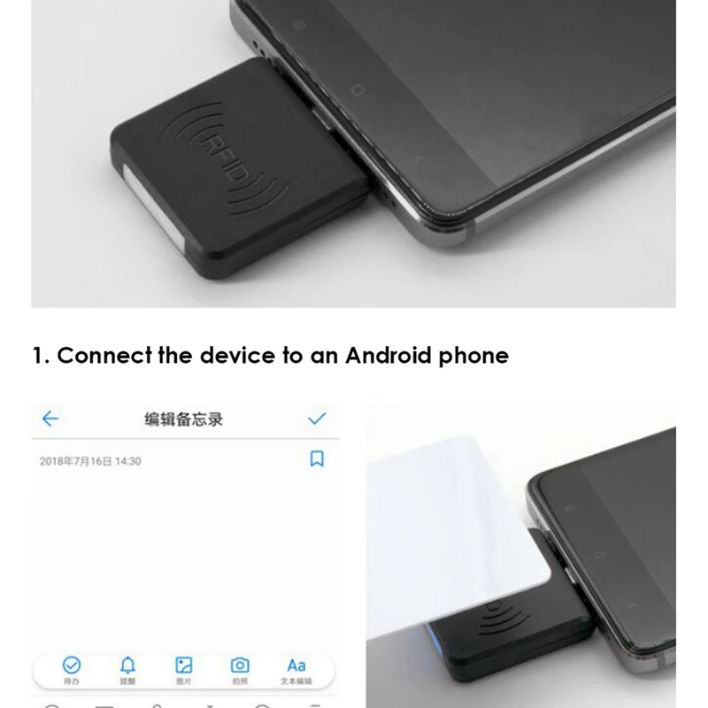 A39Q-Mini Portable RFID ID Card Reader 125Khz USB Smart EM Card Reader For Win8 Android OTG Smart Phone Support