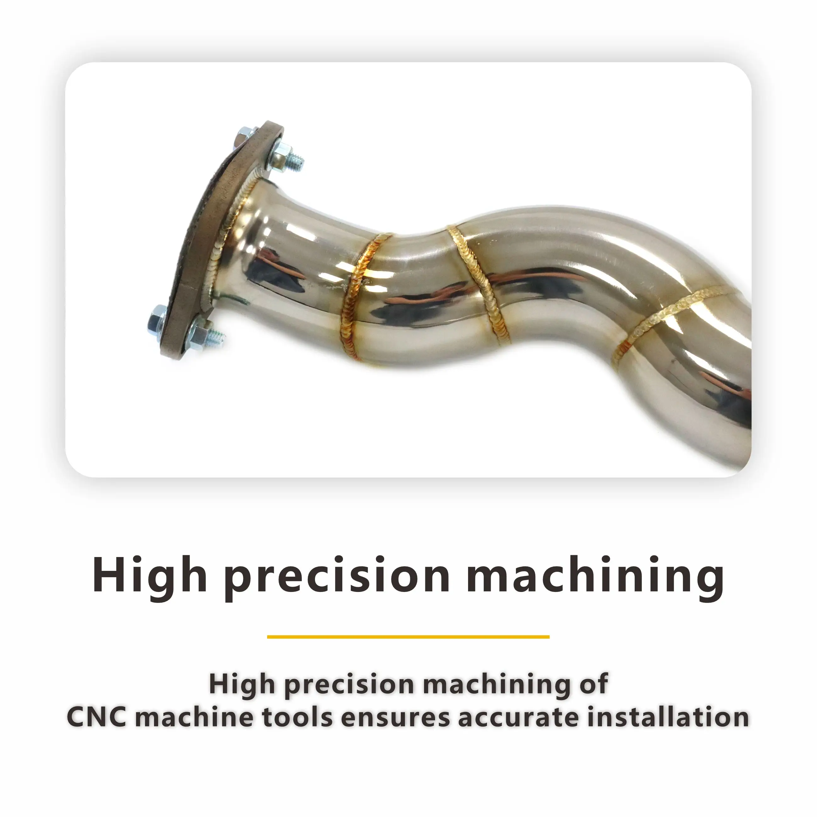 HMD لسيارات BMW M3 M4 G8X SS304 أنبوب متوسط عالي الأداء نظام عادم من الفولاذ المقاوم للصدأ ضمان طويل للسيارة #3