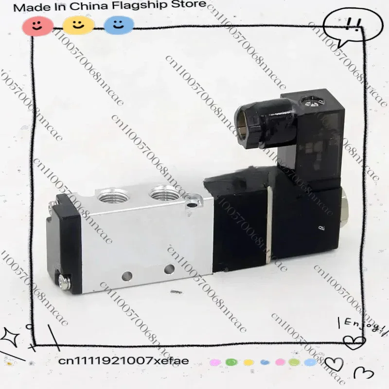 

J4V210-08 J4V310-10 Pneumatic Directional Valve, 1/4" 3/8" 1/2" Port Size Double Acting Solenoid Valve